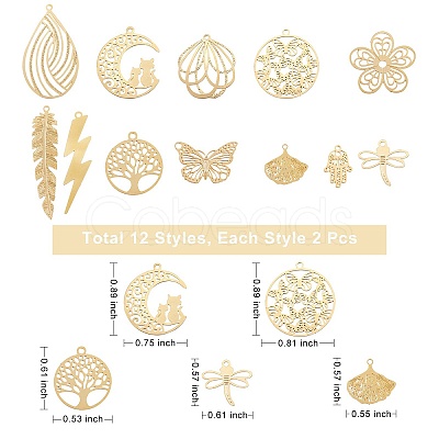 DIY Filigree Drop Earring Making Kits DIY-SZ0008-74-1