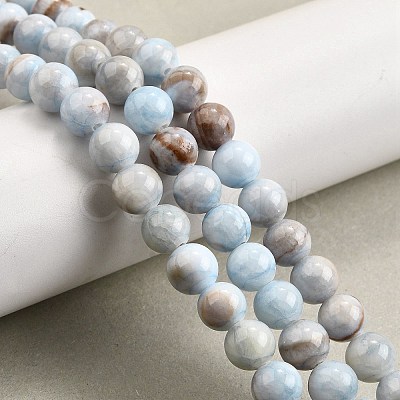 Natural Dyed Marble Beads Strands G-D315-A01-01-8mm-1