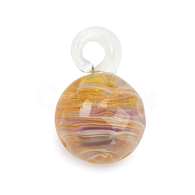 Handmade Lampwork Pendants LAMP-Q005-07A-1