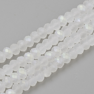 Electroplate Glass Beads Strands EGLA-S141-4mm-01E-1