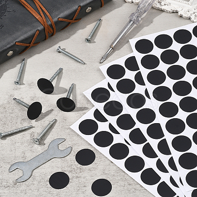5 Sheets PVC Self-Adhesive Stickers DIY-SP0006-19C-1