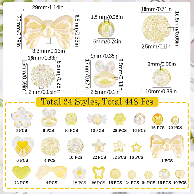 Acrylic & Plastic Beads Kits MACR-SP0001-49B-1