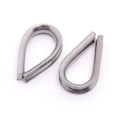 304 Stainless Steel Wire Rope Thimbles LS-STAS-WH0023-18C-1