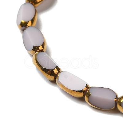 Electroplate Glass Beads Strands X-EGLA-P061-02A-03-1