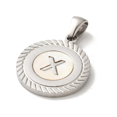 304 Stainless Steel Pendants STAS-I204-X-P-1