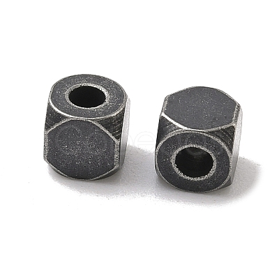 Retro 316 Surgical Stainless Steel Spacer Beads STAS-L307-09AS-02-1