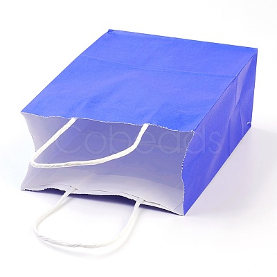 Pure Color Kraft Paper Bags AJEW-G020-B-04-1