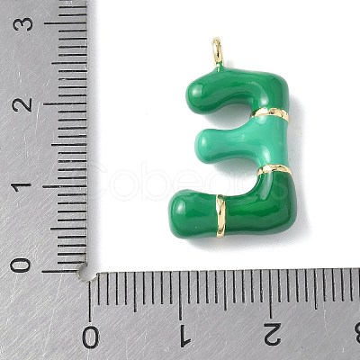 Brass Enamel Pendants KK-E093-03G-E-01-1