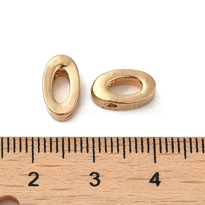 Golden Plated Alloy Beads PALLOY-CJC0001-64KCG-O-1
