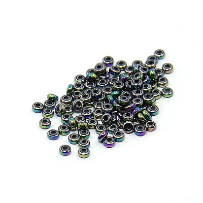 Electroplate Non-magnetic Synthetic Hematite Beads Strands G-J216D-10-1