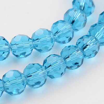 Transparent Glass Bead Strands LS-GLAA-G013-6mm-49-1