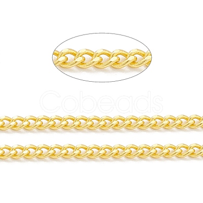 Brass Curb Chains CHC-D030-08G-RS-1