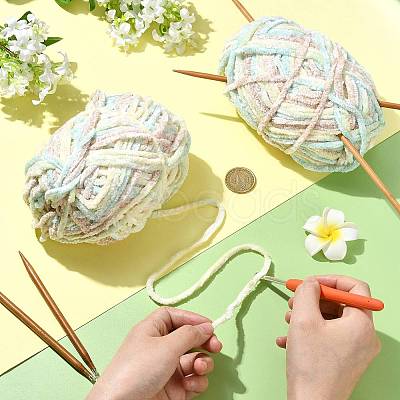 Super Bulky Chenille Polyester Yarn YCOR-FZC0001-01C-1