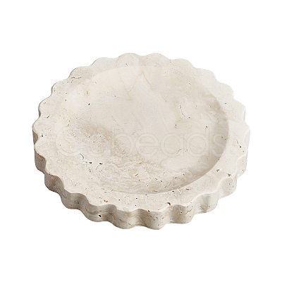 Natural Marble Jewely Display Trays for Necklaces Bracelets Earrings Rings AJEW-WH0880-75B-1