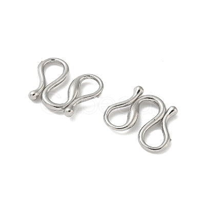 304 Stainless Steel S-Hook Clasps STAS-L300-003A-P-1