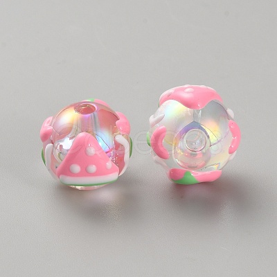 DIY Handmade Transparent Acrylic Beads MACR-CJC0006-14H-1