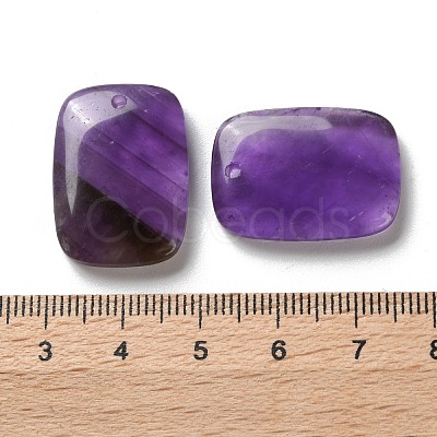 Natural Amethyst Pendants G-B123-06C-1