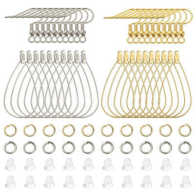 DIY Wire Wrap Earring Making Kit STAS-CJ0002-39-1