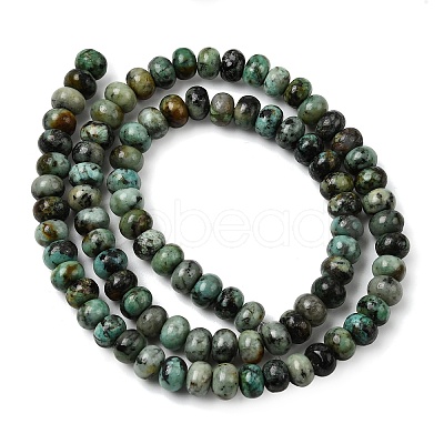 Natural African Turquoise(Jasper) Beads Strands G-A280-A23-01-1