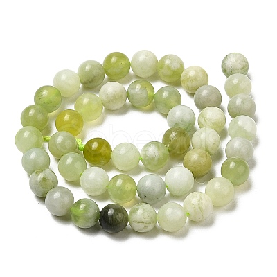Natural New Jade Beads Strands G-K340-A01-02-1