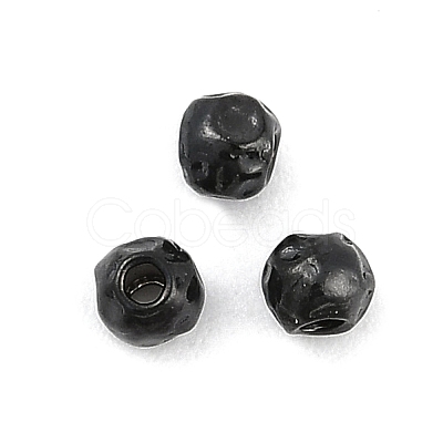 Textured 316 Surgical Stainless Steel Beads STAS-M106-01C-EB-1
