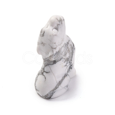 Natural Howlite Display Decorations DJEW-P019-A15-1