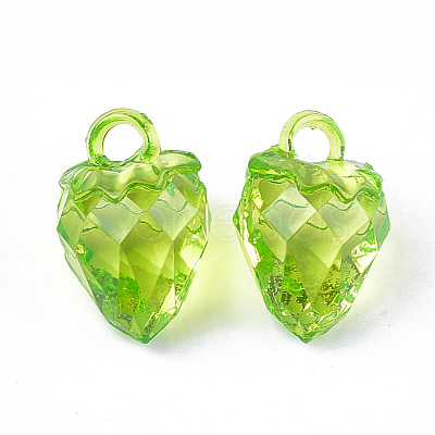 Transparent Acrylic Pendants TACR-T005-12-1
