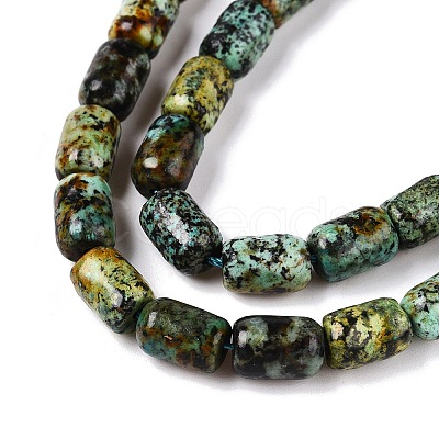 Natural African Turquoise(Jasper) Beads Strands G-G980-33A-1