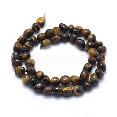 Natural Tiger Eye Beads Strands G-E505-01B-1