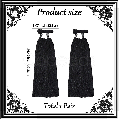 Polycotton Leg Sleeves AJEW-WH20064-17B-1