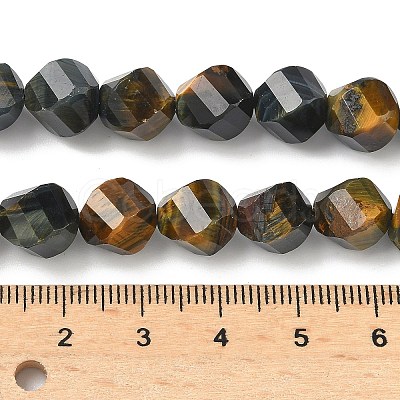 Natural Tiger Eye Beads Strands G-C267-B14-1