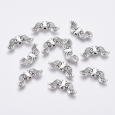Tibetan Style Alloy Beads TIBEB-EA9130Y-FF-1