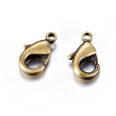 Brass Lobster Claw Clasps KK-901-AB-1