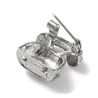 Fashion Platinum Zinc Alloy Enamel Pins JEWB-D068-01P-06-1