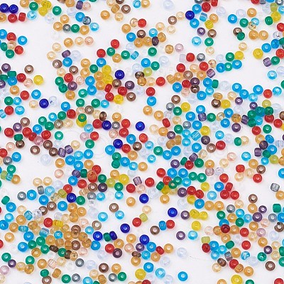 12/0 Grade A Round Glass Seed Beads SEED-Q006-FM-1