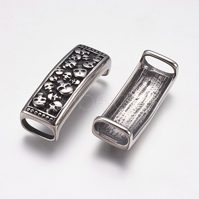 304 Stainless Steel Slide Charms STAS-K171-44AS-1