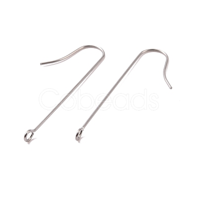 Tarnish Resistant 316 Surgical Stainless Steel Earring Hooks STAS-E027-01A-P-1