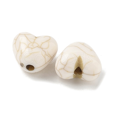 Synthetic Howlite Beads G-V001-001F-1