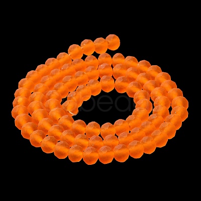 Transparent Glass Beads Strands X-EGLA-A034-T6mm-MD25-1
