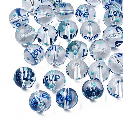 Transparent Glass Beads GLAA-TAC0010-20-1