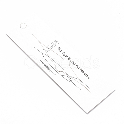 Iron Big Eye Beading Needles X-TOOL-N006-03-1