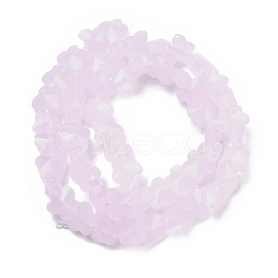 Imitation Jade Glass Beads Strands EGLA-L045-I-A06-1
