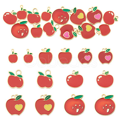 14Pcs 7 Styles 304 Stainless Steel Charms STAS-TA0003-42-1