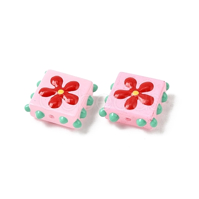 Handmade Lampwork Enamel Beads LAMP-S079-08B-1