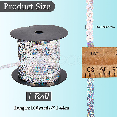Sparkle PVC Sequins Ribbon OCOR-WH20050-006F-1