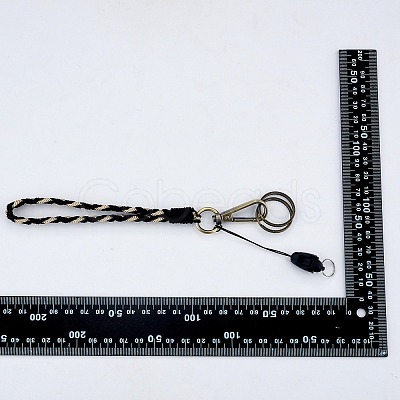 2Pcs Boho Macrame Wristlet Keychain Keying KEYC-SW00004-06-1