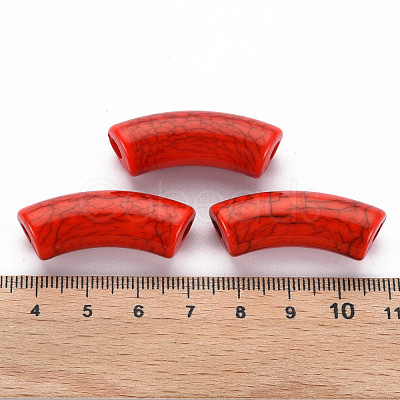 Opaque Crackle Acrylic Beads MACR-S372-001N-009-1