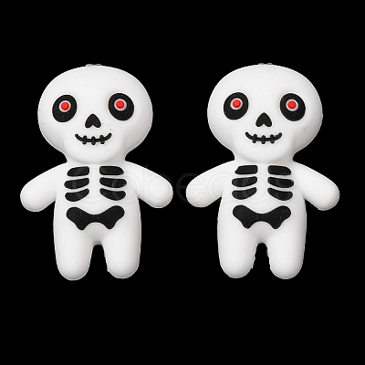 Halloween Silicone Focal Beads SL-CBADC51-05-1