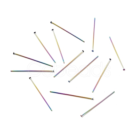 Ion Plating(IP) 304 Stainless Steel Flat Head Pins STAS-E156-02M-01-1