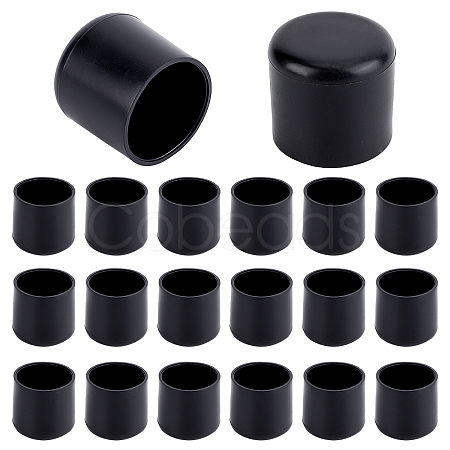 20Pcs PVC Chair Leg Floor Protectors FIND-GF0003-37-1